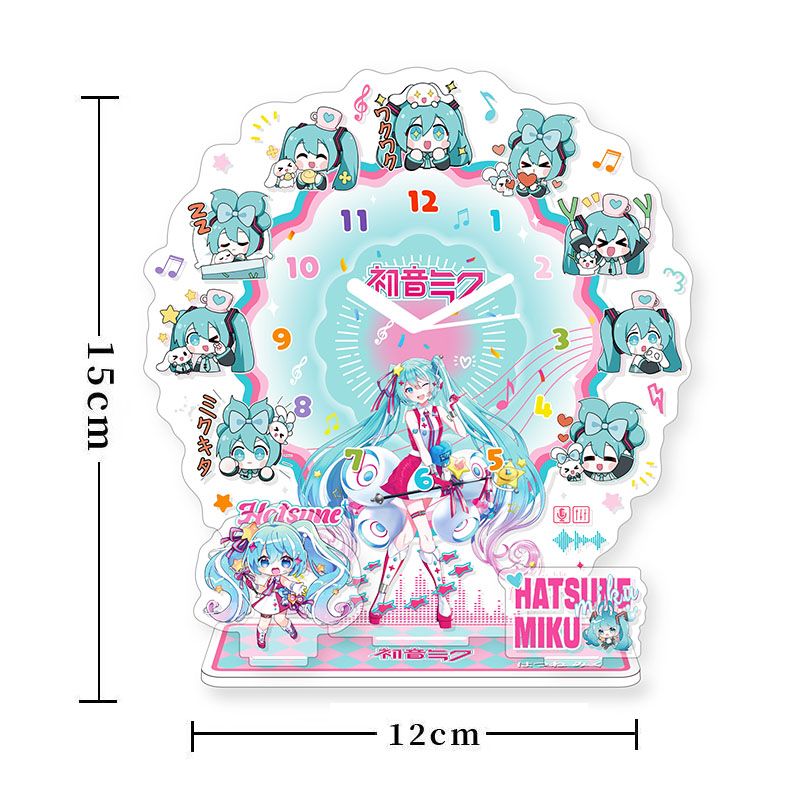 Cosplay Anime N - Hatsune Miku Anime Acrylic Clock Stand