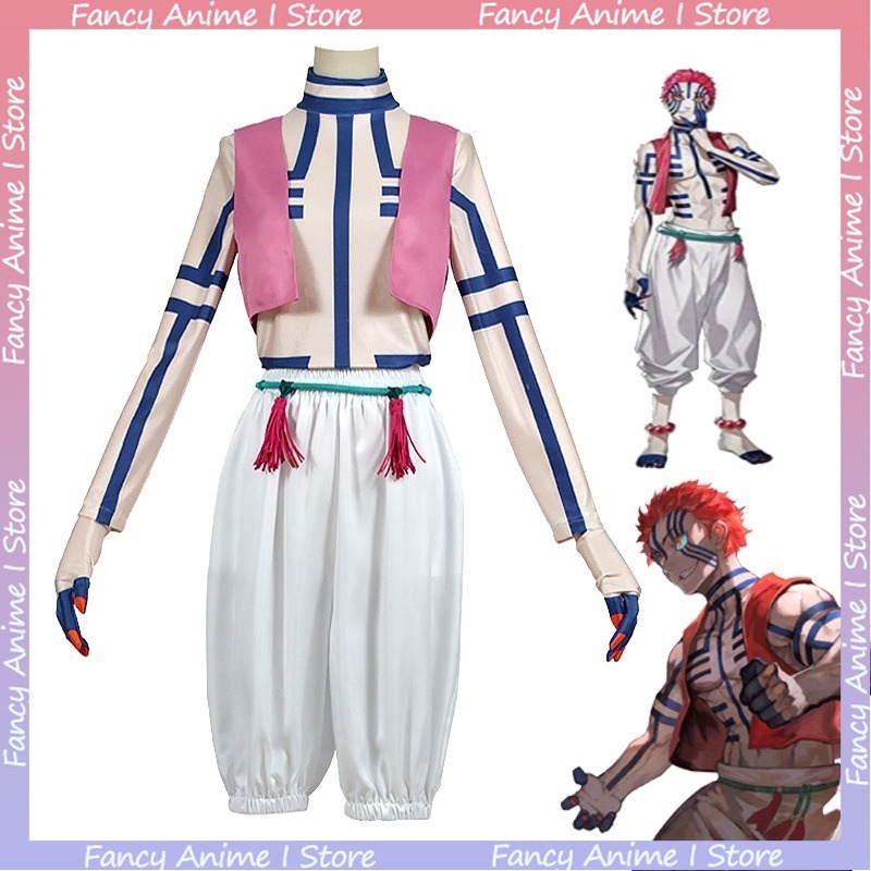 Anime Cosplay Festival - Anime Akaza Copsplay Costume Handsome Adult
