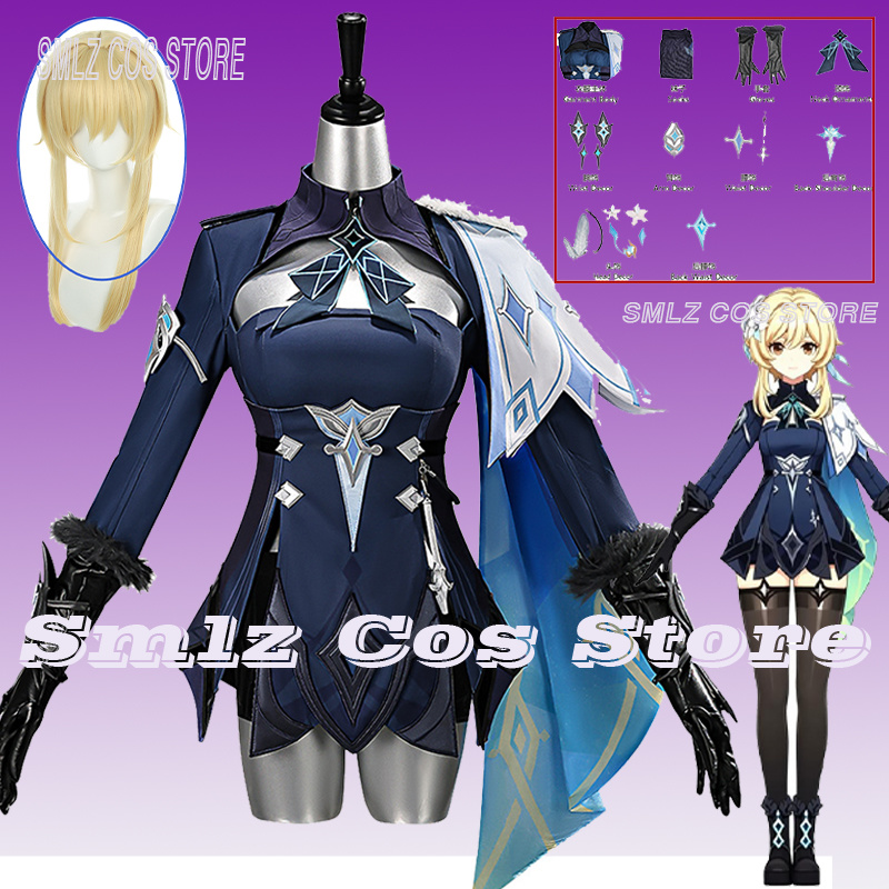 Anime Cosplay 2026 - 2026 Genshin Impact Traveler Lumine Cosplay