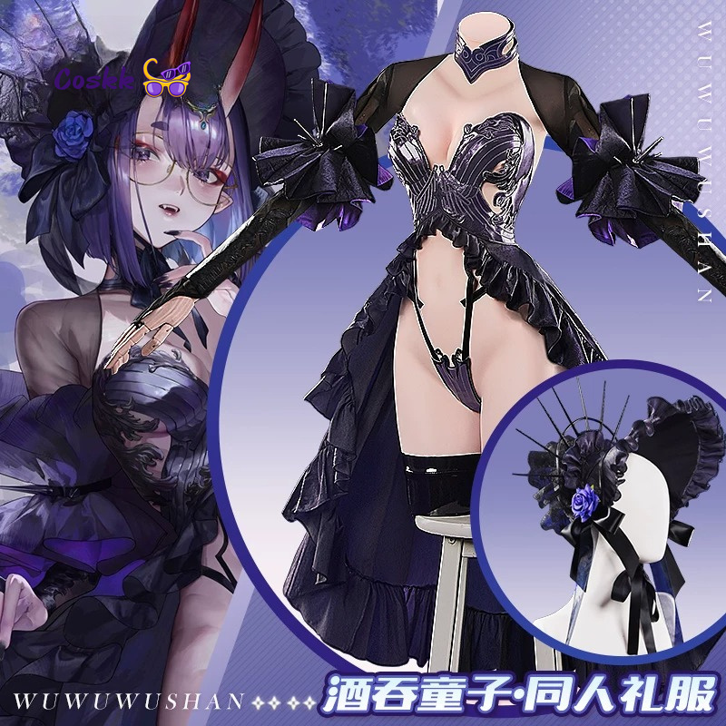 Cosplay Anime Black - New Shuten Douji Cosplay Game Fate
