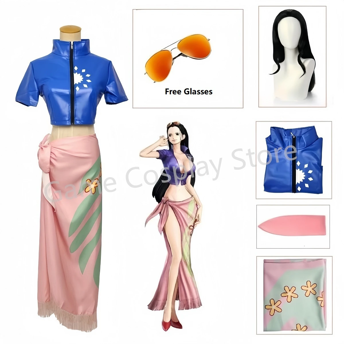 Anime Cosplay Nico Robin - Nico Robin Cosplay Costume Dress Outfits