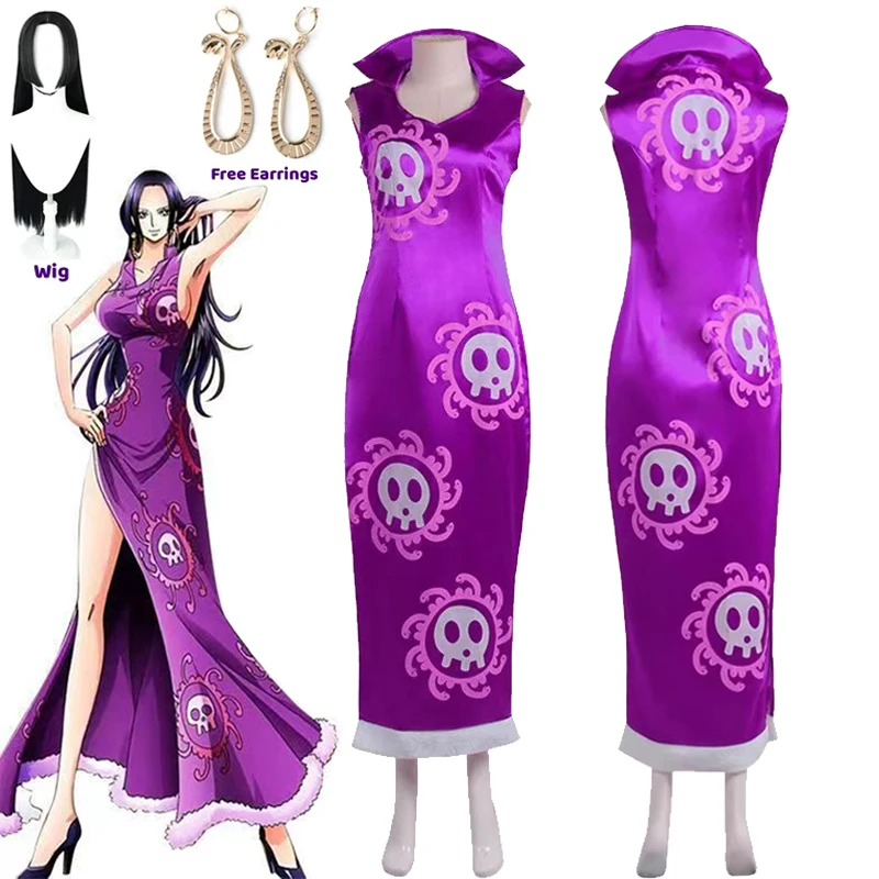 Anime Cosplay One Piece - Queen Boa Hancock Cosplay Costume Anime