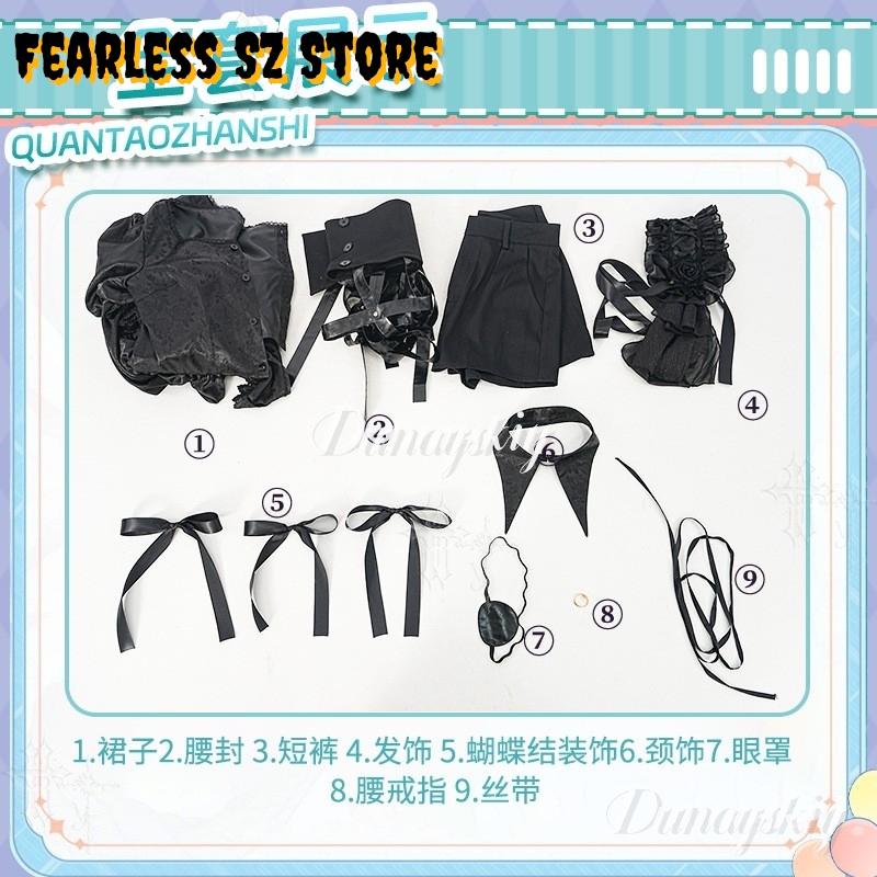 Girl Gothic Dress Halloween Ca - Anime Cosplay Japanese Girl recension och pris