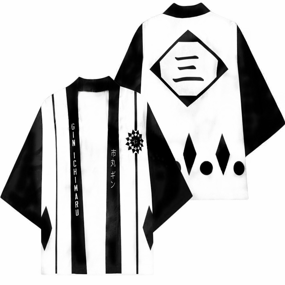 Print Japanese Harajuku Kimono - Bleach Captain Coat recension och pris
