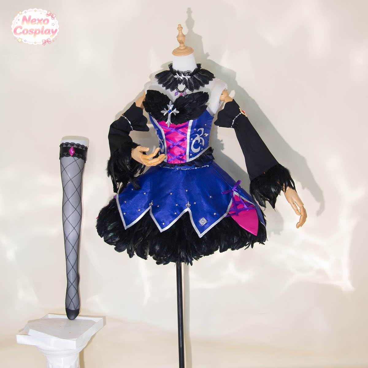 Sumire Hikami Cosplay Costume  - Cosplay Anime Black recension och pris