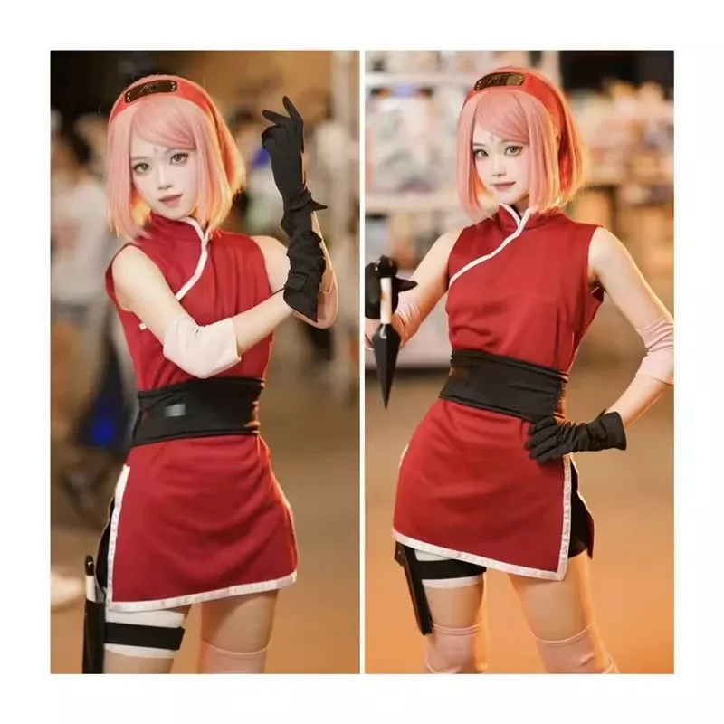 Sakura Haruno Cosplay Complete - Anime Cosplay Events recension och pris
