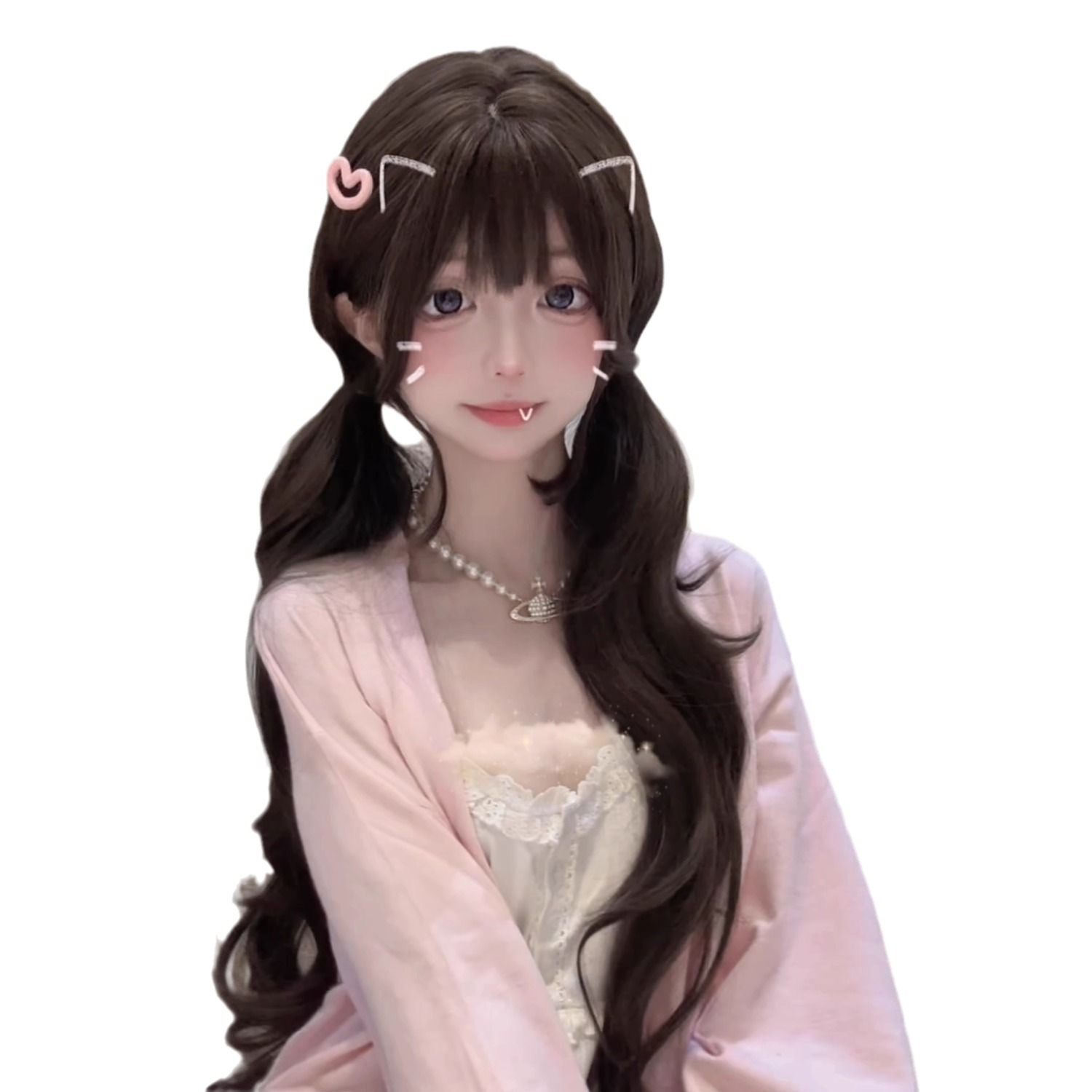 75cm Synthetic Long Wavy Lolit - Anime Cosplay Girl Photo recension och pris