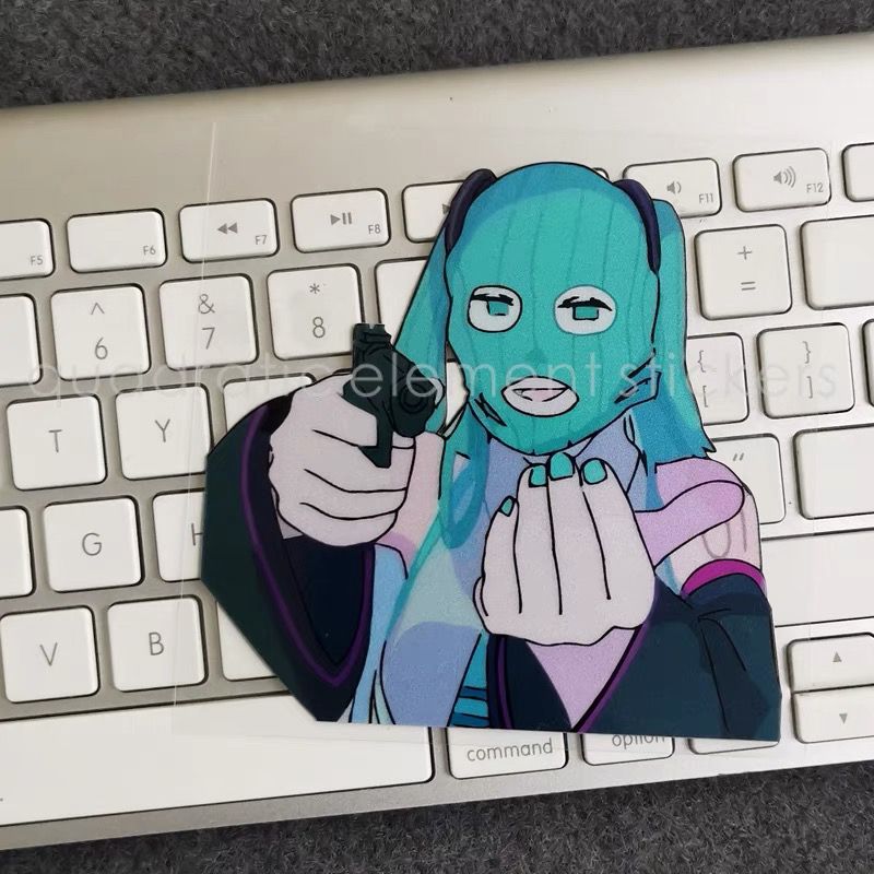 Miku Motorcycle Sticker Water  - Cosplay Anime N recension och pris