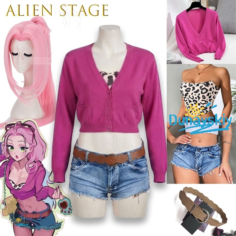 Hot Girl Pink Uniform Complete - Anime Cosplay Girl Photo recension och pris