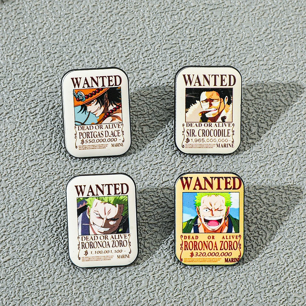 4 Pcs ONE PIECE Cartoon Anime  - Anime Cosplay One Piece recension och pris