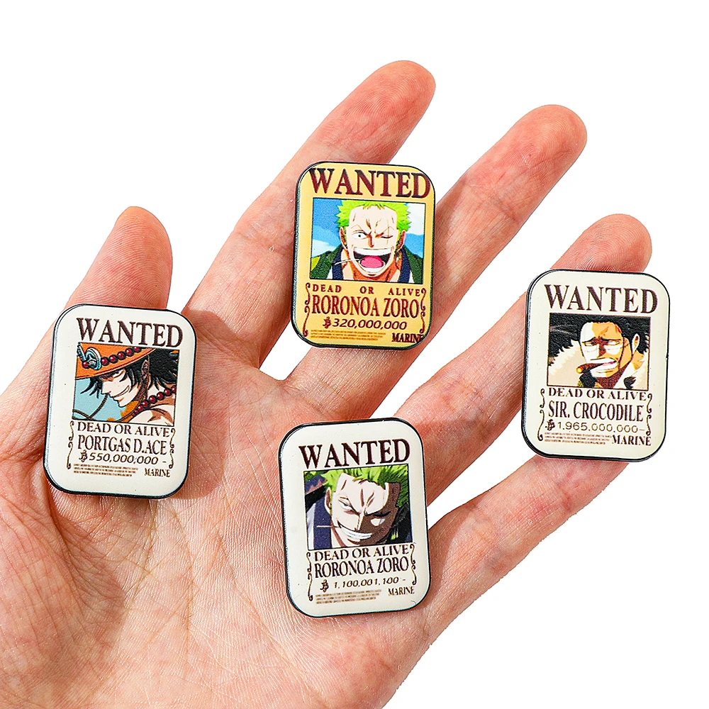 4 Pcs ONE PIECE Cartoon Anime  - Anime Cosplay One Piece recension och pris