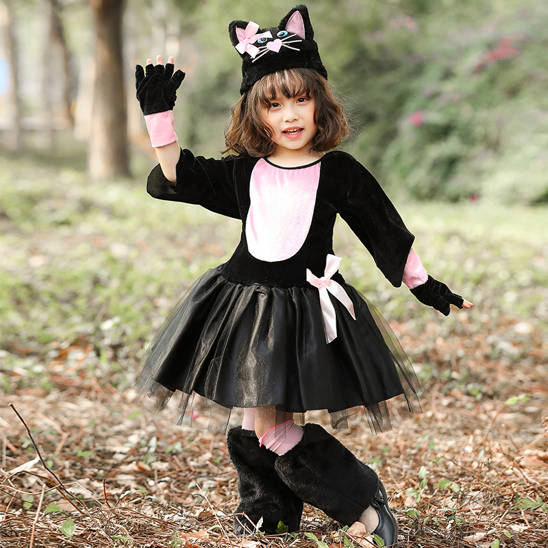 New Halloween Black Cat Cospla - Anime Cosplay Girl Photo recension och pris