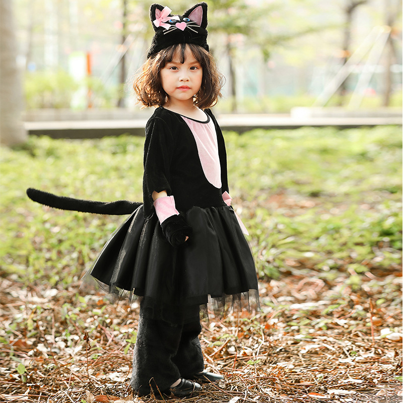 New Halloween Black Cat Cospla - Anime Cosplay Girl Photo recension och pris
