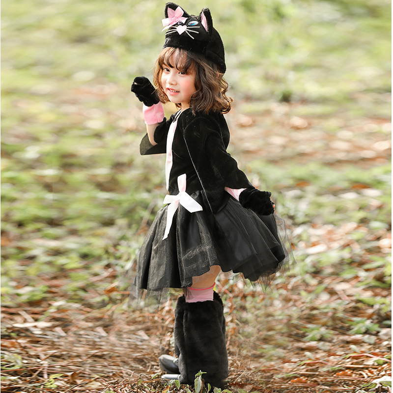 New Halloween Black Cat Cospla - Anime Cosplay Girl Photo recension och pris