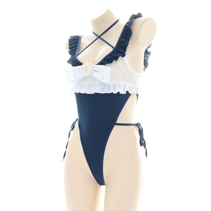 Cute Ruffled Edge One Piece Sw - Anime Cosplay One Piece recension och pris