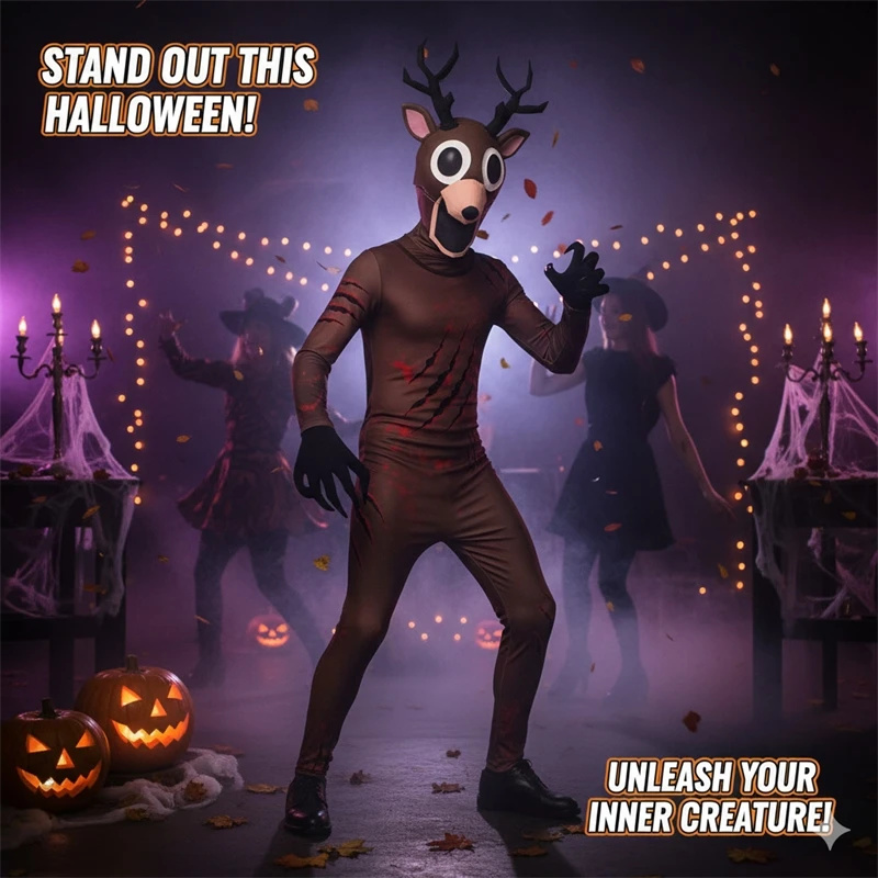 Scary Reindeer Costume for Kid - Anime Cosplay Outfit Ideas recension och pris