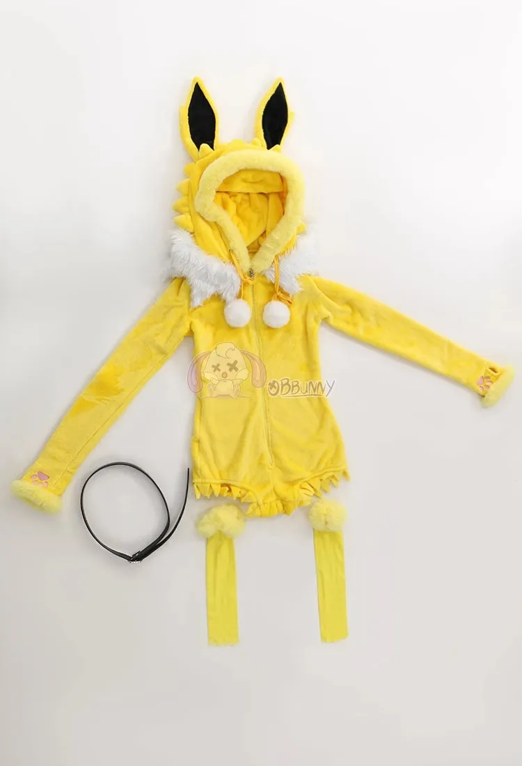 Sexy Deep V Hooded Bodysuit So - Anime Cosplay Bunny recension och pris