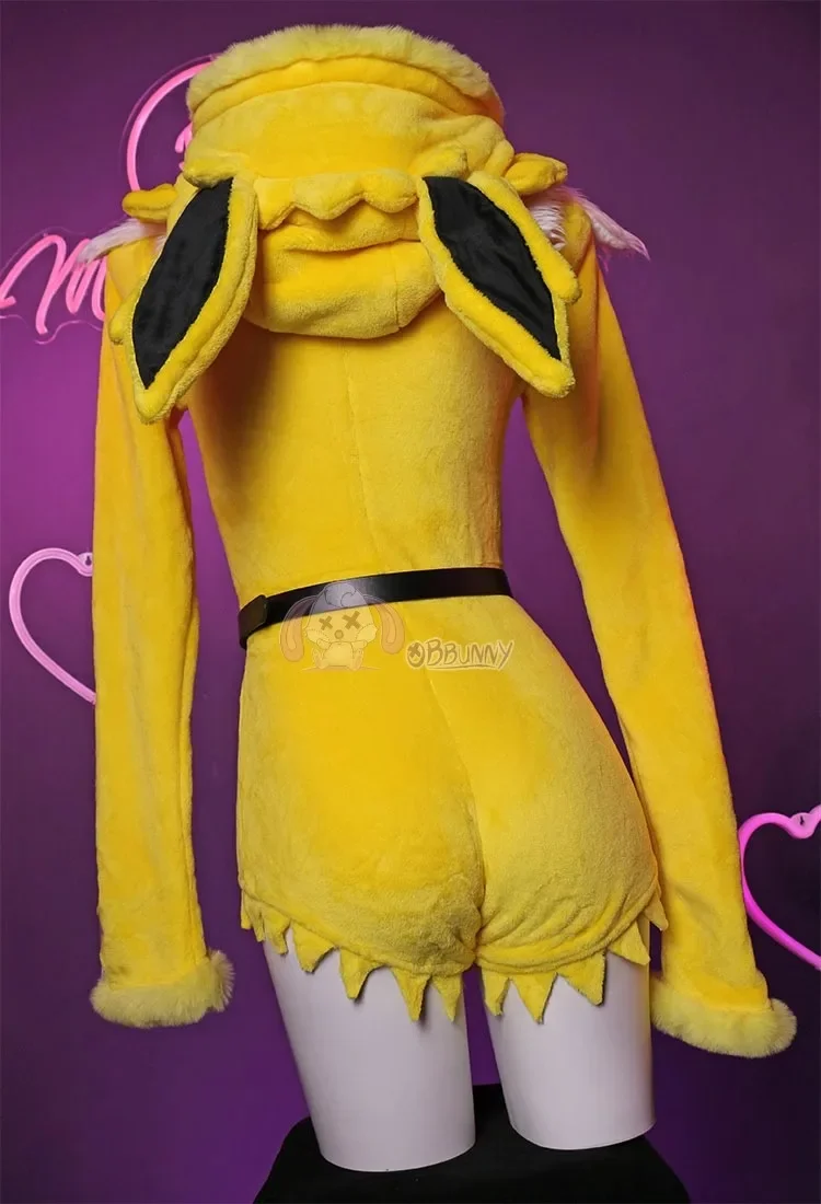 Sexy Deep V Hooded Bodysuit So - Anime Cosplay Bunny recension och pris