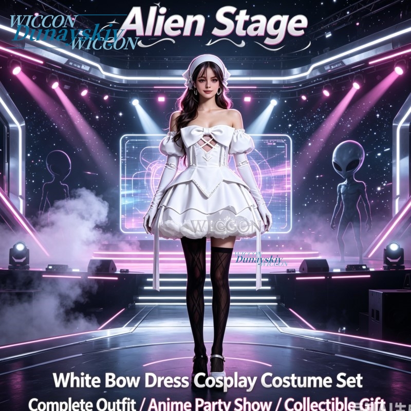 Anime Alien Stage Zombie White - Anime Zombie Cosplay recension och pris