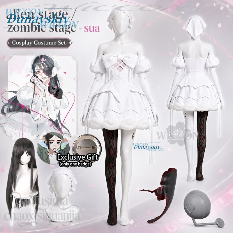 Anime Alien Stage Zombie White - Anime Zombie Cosplay recension och pris