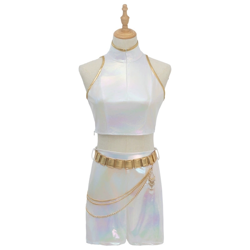 Cosplay Costume PU Leather Whi - Anime Cosplay Japanese Girl recension och pris