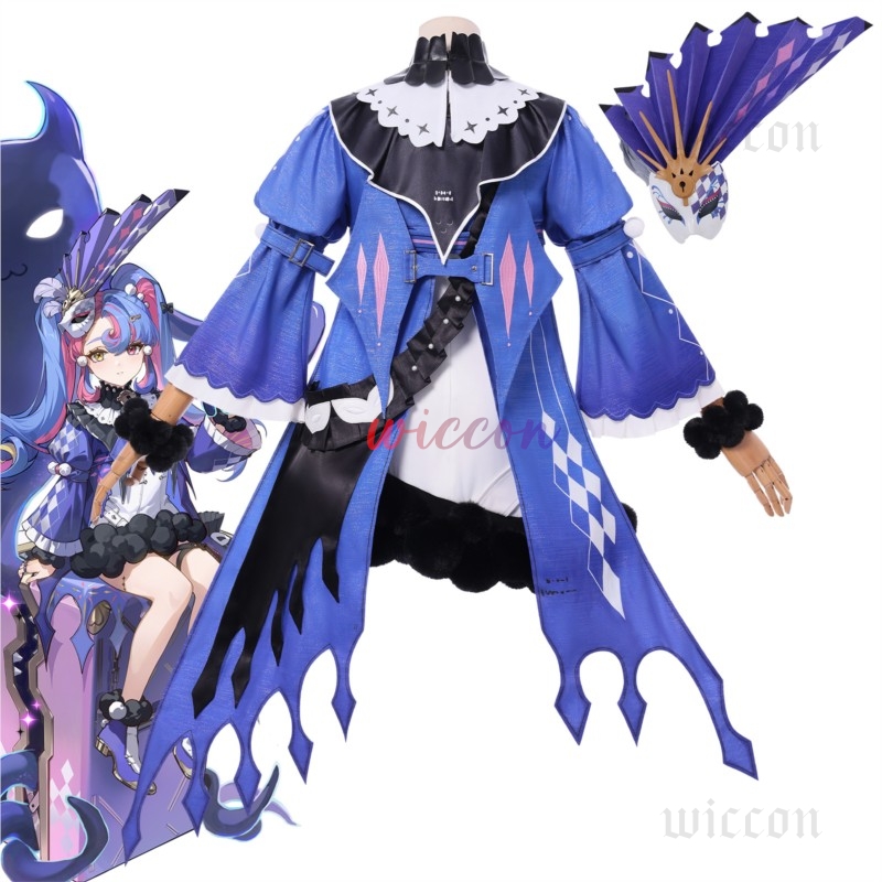Roccia Cosplay Costume Wig Dre - Anime Cosplay Japanese Girl recension och pris