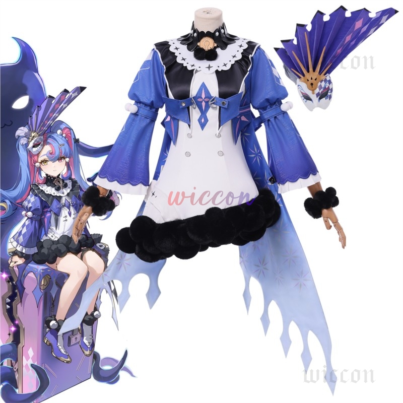 Roccia Cosplay Costume Wig Dre - Anime Cosplay Japanese Girl recension och pris