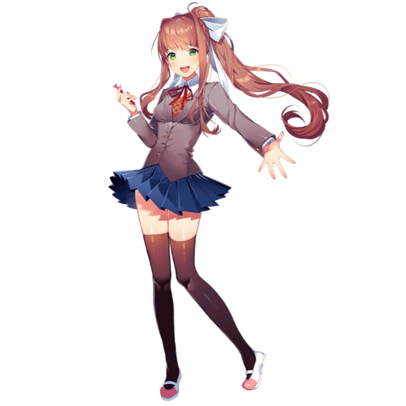 Anime Game Doki Doki Literatur - Anime Cosplay Japanese Girl recension och pris