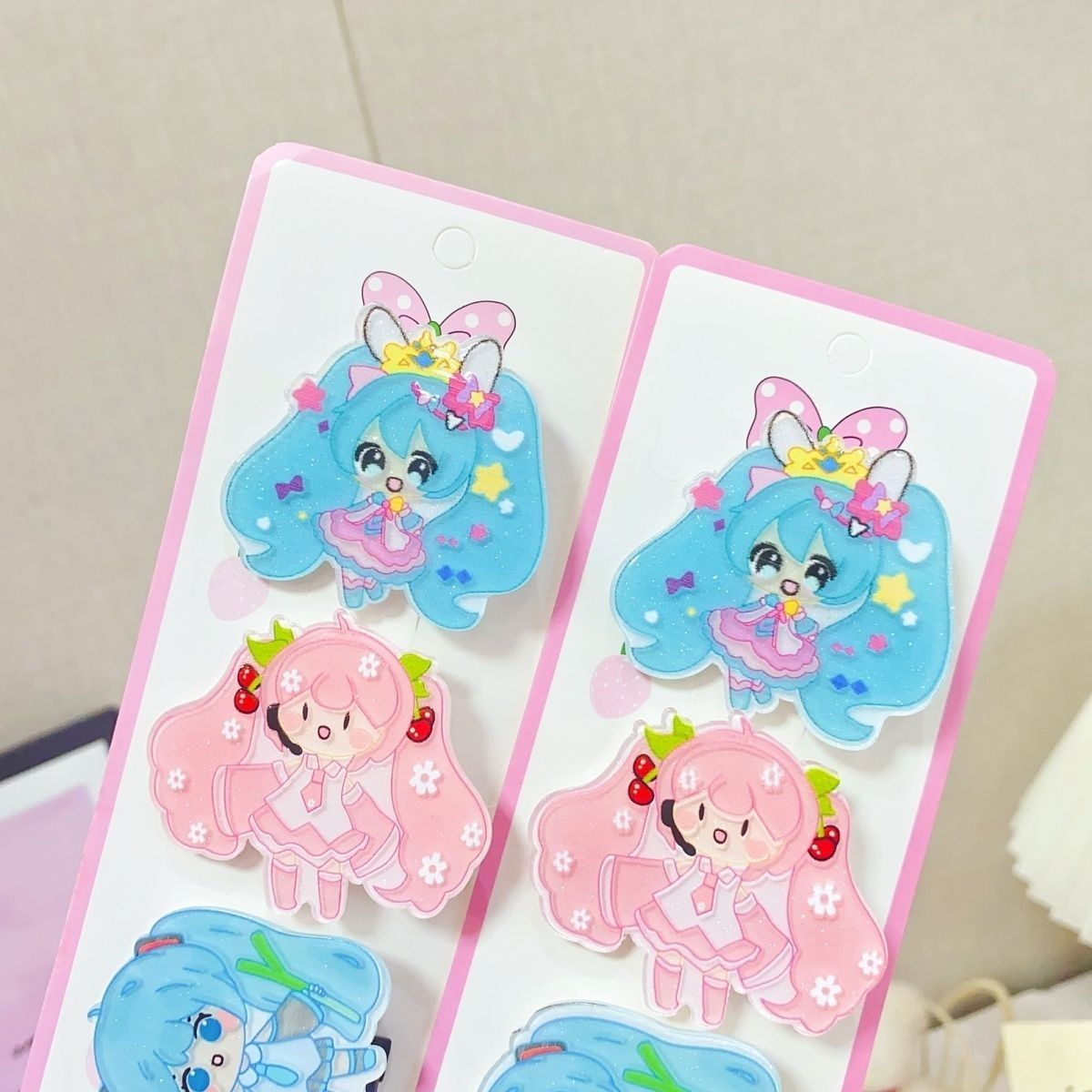 Hatsune Miku cartoon hair clip - Cosplay Anime N recension och pris